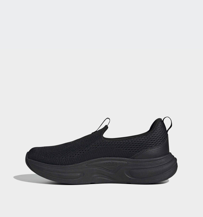 adidas Cloudfoam Cuxxion Zwarte Instappers voor heren (366799) - geschikt voor steunzolen