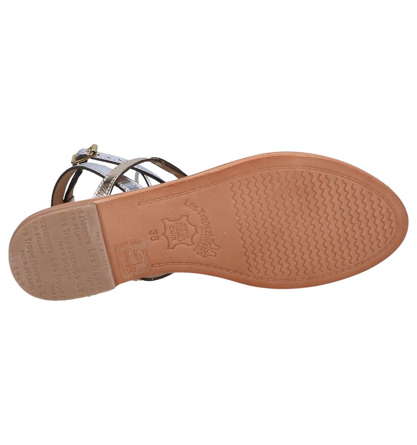 Goud/Zilveren Sandalen Les Tropeziennes Hilatres in leer (244384)