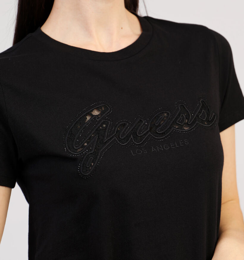 Guess T-shirt en Noir pour femmes (352972)
