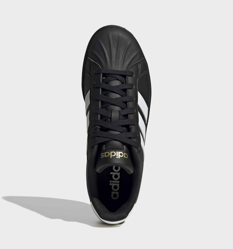 adidas Streettalk Baskets en Noir pour hommes (372644) - pour semelles orthop&eacute;diques