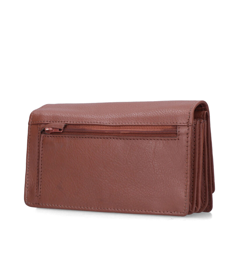 Euro-Leather Zwarte Portemonnee voor dames (365193)