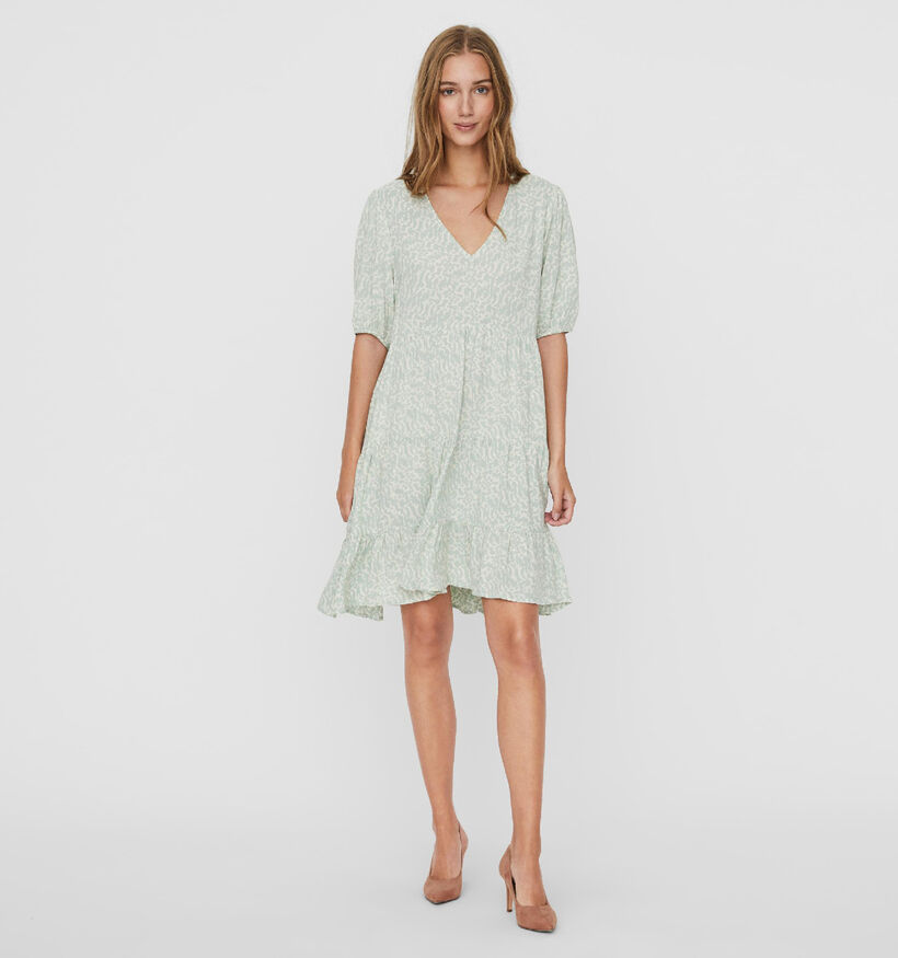 Vero Moda Ohanna Robe en Vert (293134)