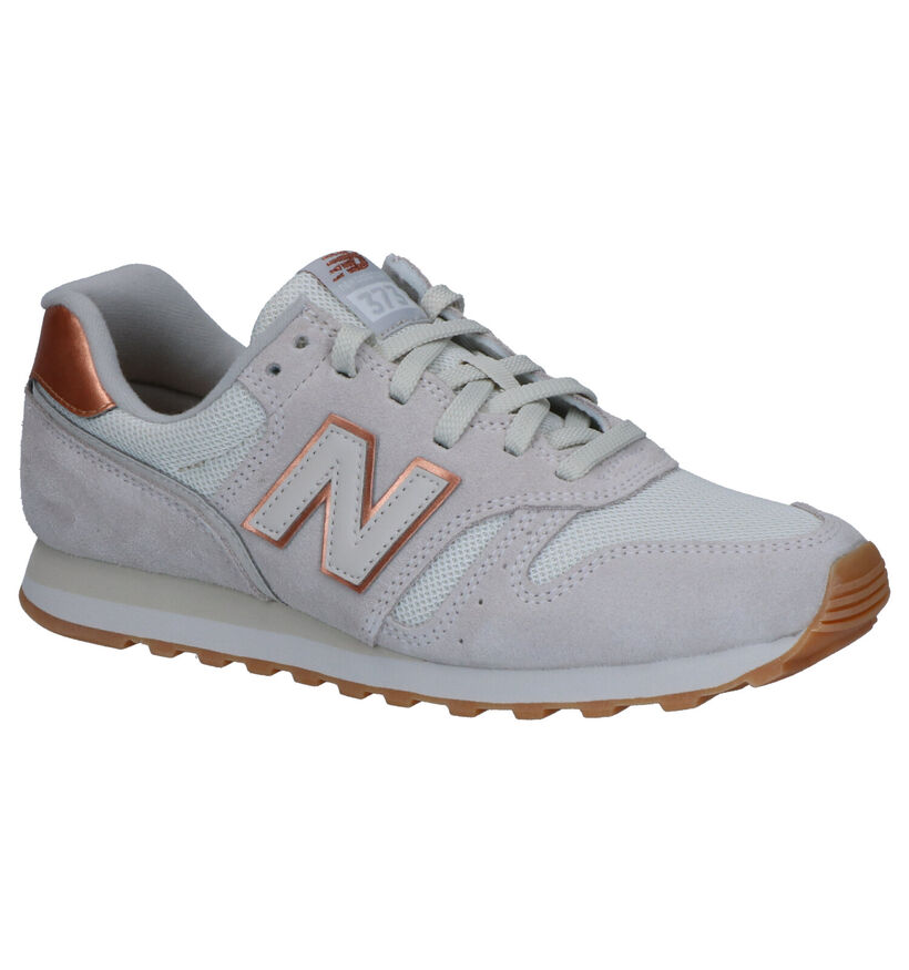 New Balance WL 373 Baskets en Brun en daim (293660)