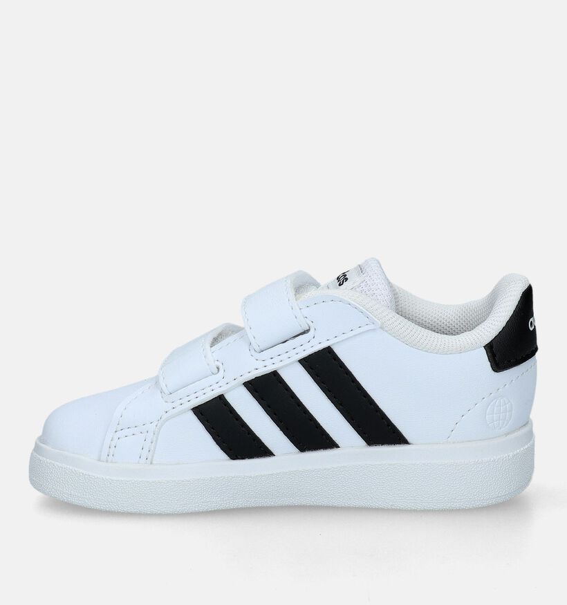 adidas Grand Court 2.0 I Witte Babysneakers voor jongens, meisjes (336064)