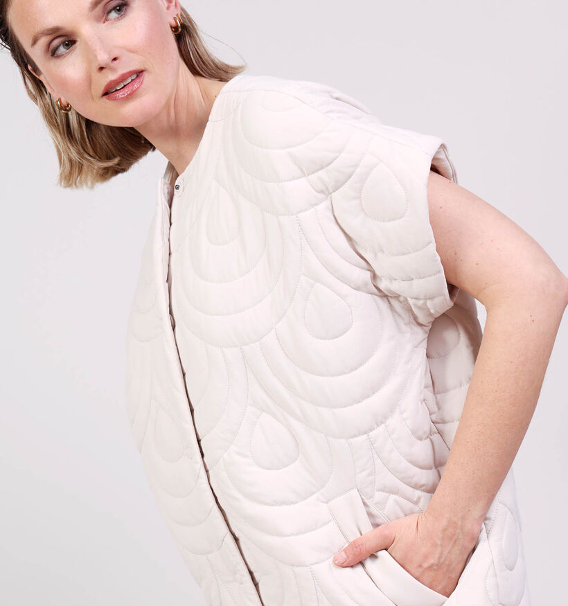 Ilse Jacobsen Blossom Short Quilted Cape Ecru Jas voor dames (380847)