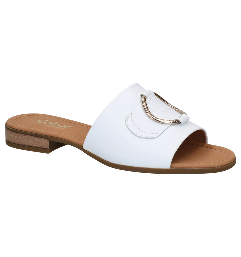 Gabor Zwarte Muiltjes in leer (288097)