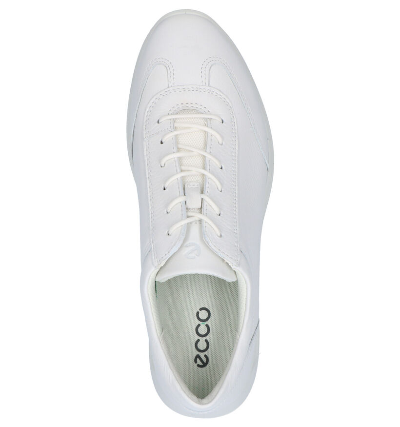 ECCO Chaussures à lacets en Blanc en cuir (269706)
