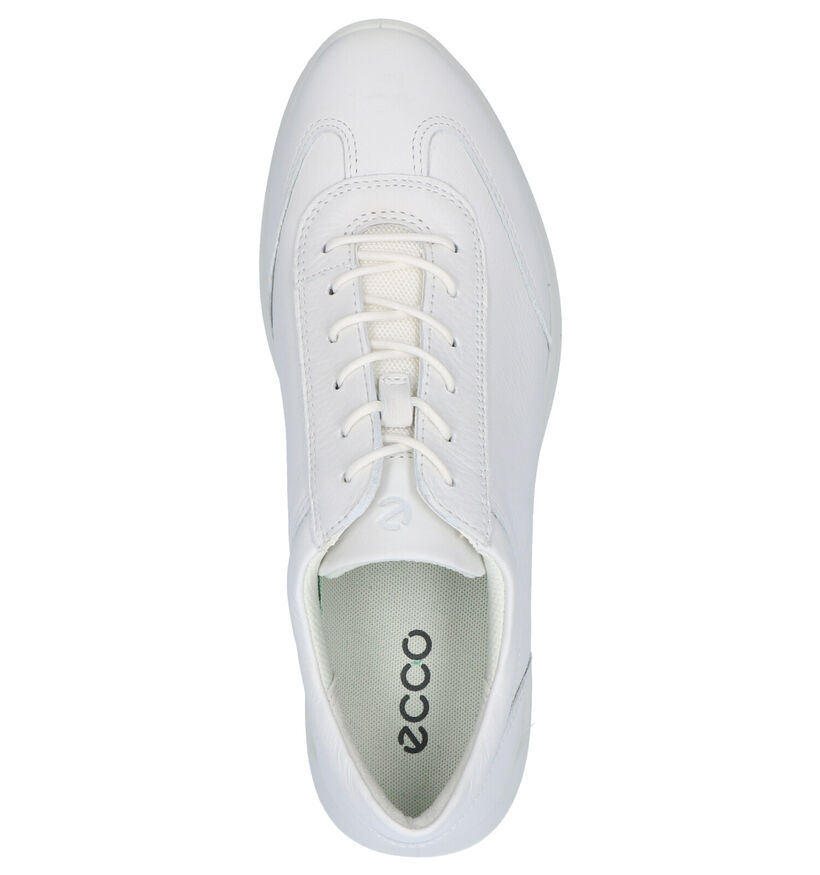 ECCO Chaussures à lacets en Blanc en cuir (269706)