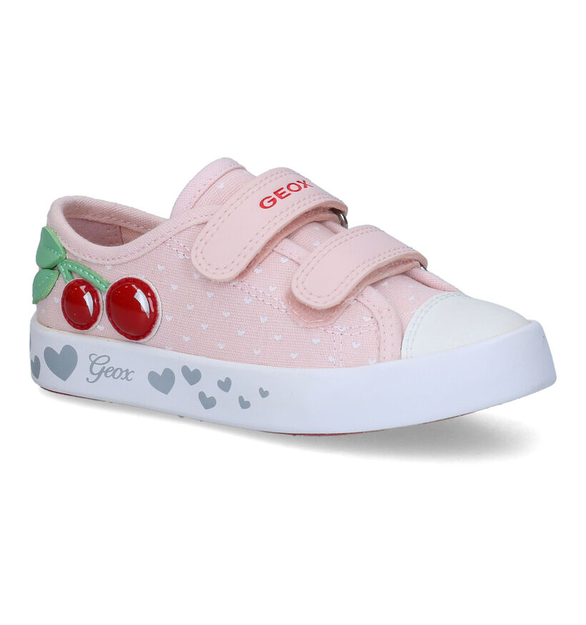 Geox Ciak Roze Velcroschoenen in kunstleer (311012)