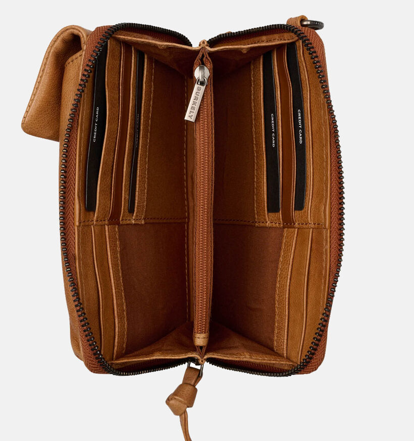 Burkely Just Jolie Sac de téléphone en Cognac pour femmes (333259)