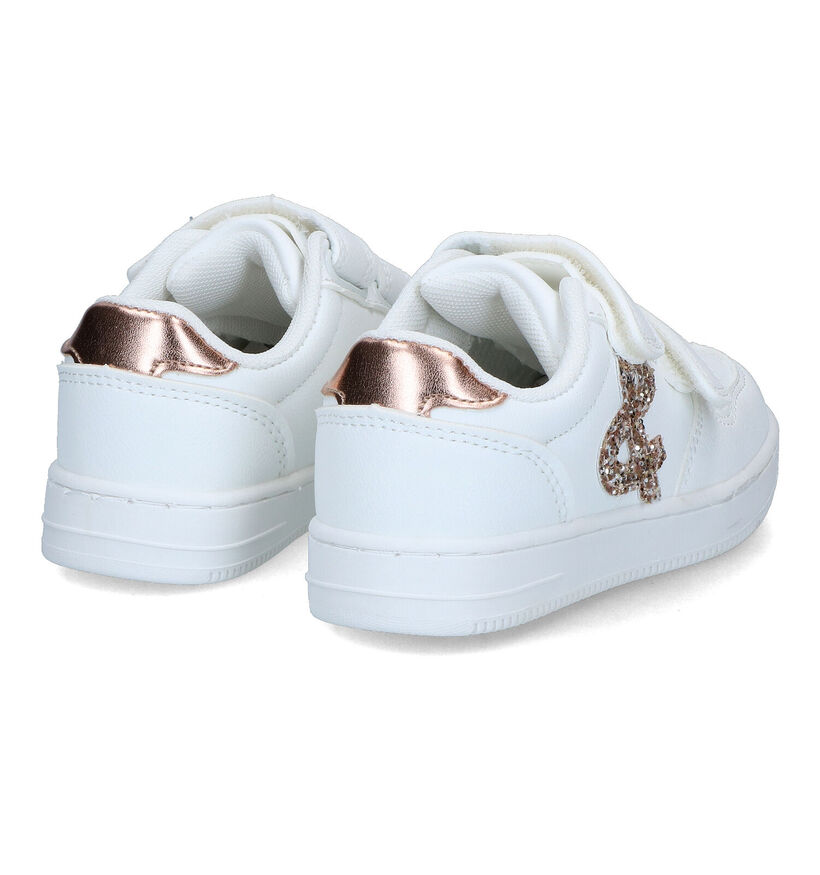 Milo & Mila Witte Velcroschoenen voor meisjes (320751)