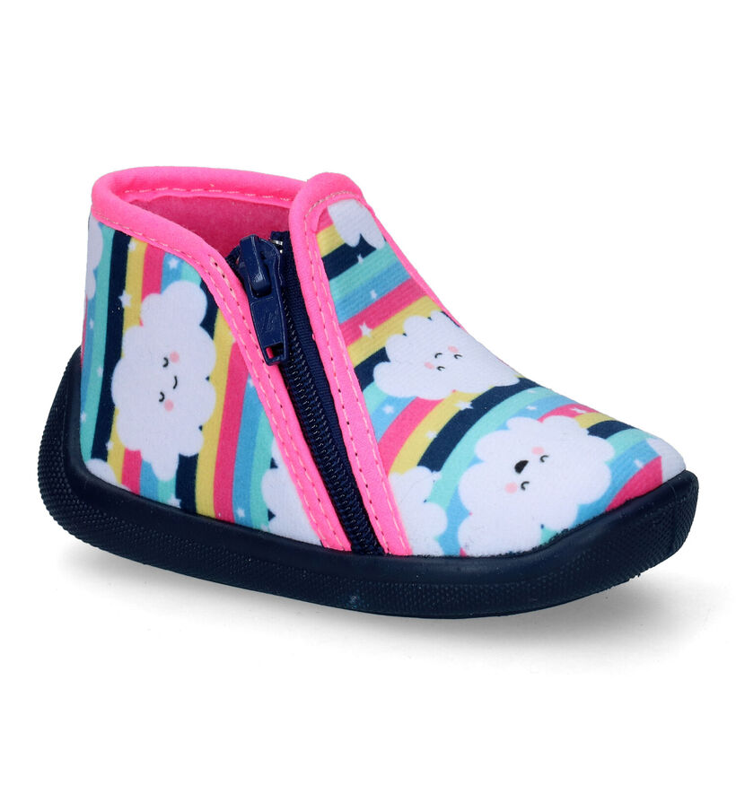 Milo & Mila Graff Multicolor Pantoffels in stof (299956)