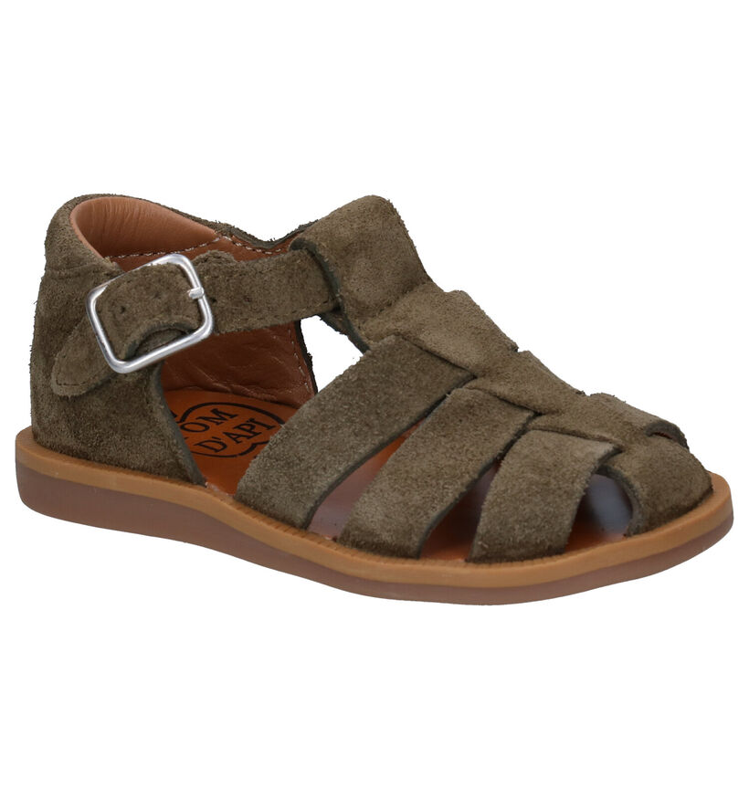 Pom d'Api Poppy Daddy Cognac Sandalen in nubuck (288635)