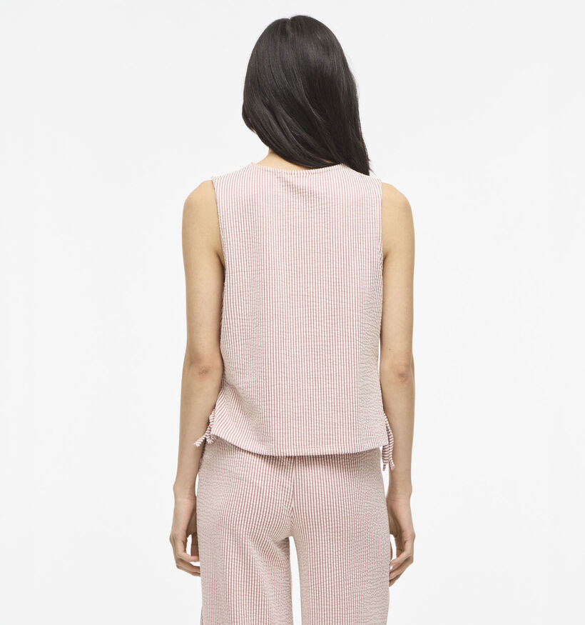 Vila Striplo Tie D&eacute;bardeur en Rose pour femmes (375529)