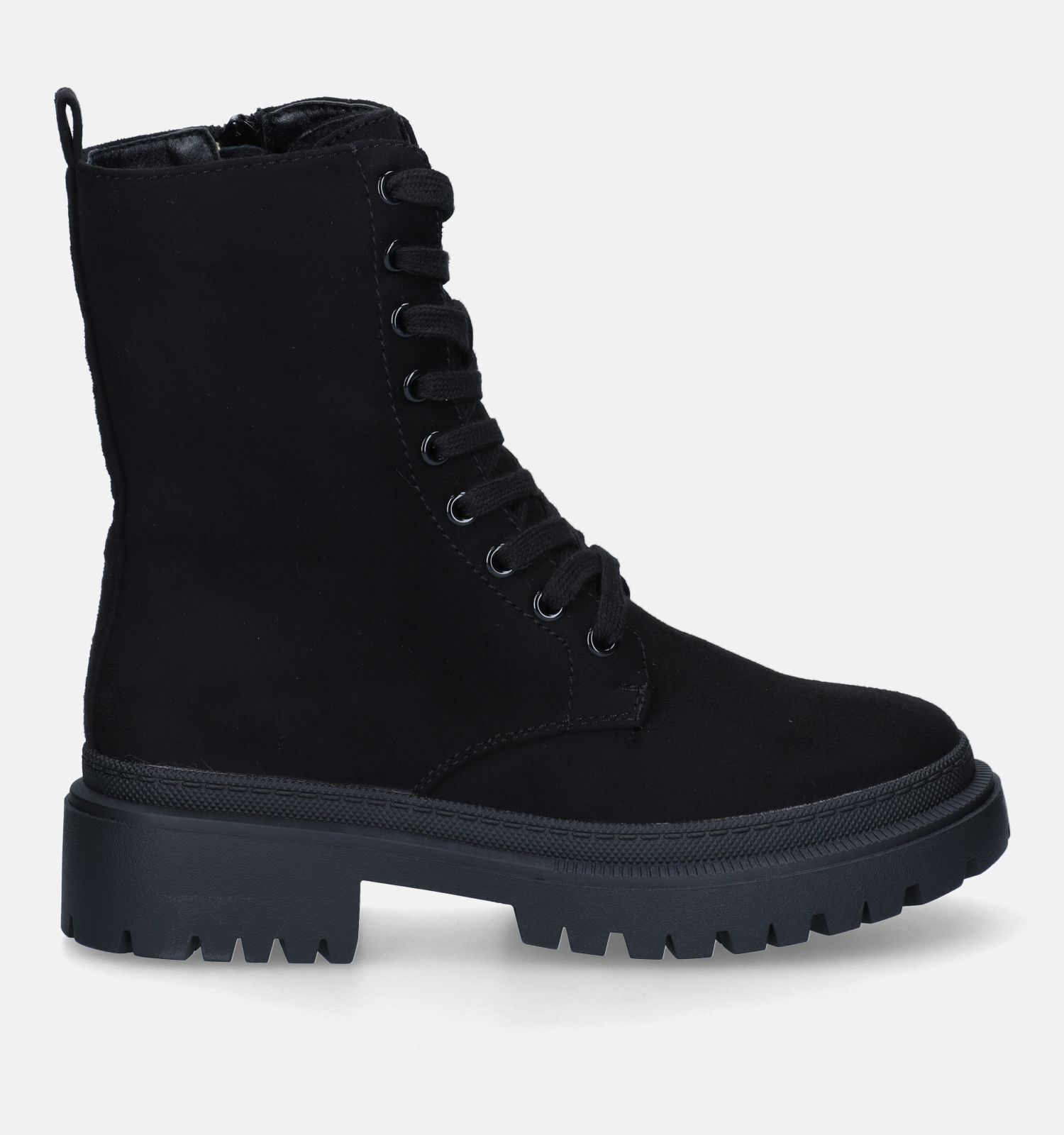 Zwarte veterboots sales