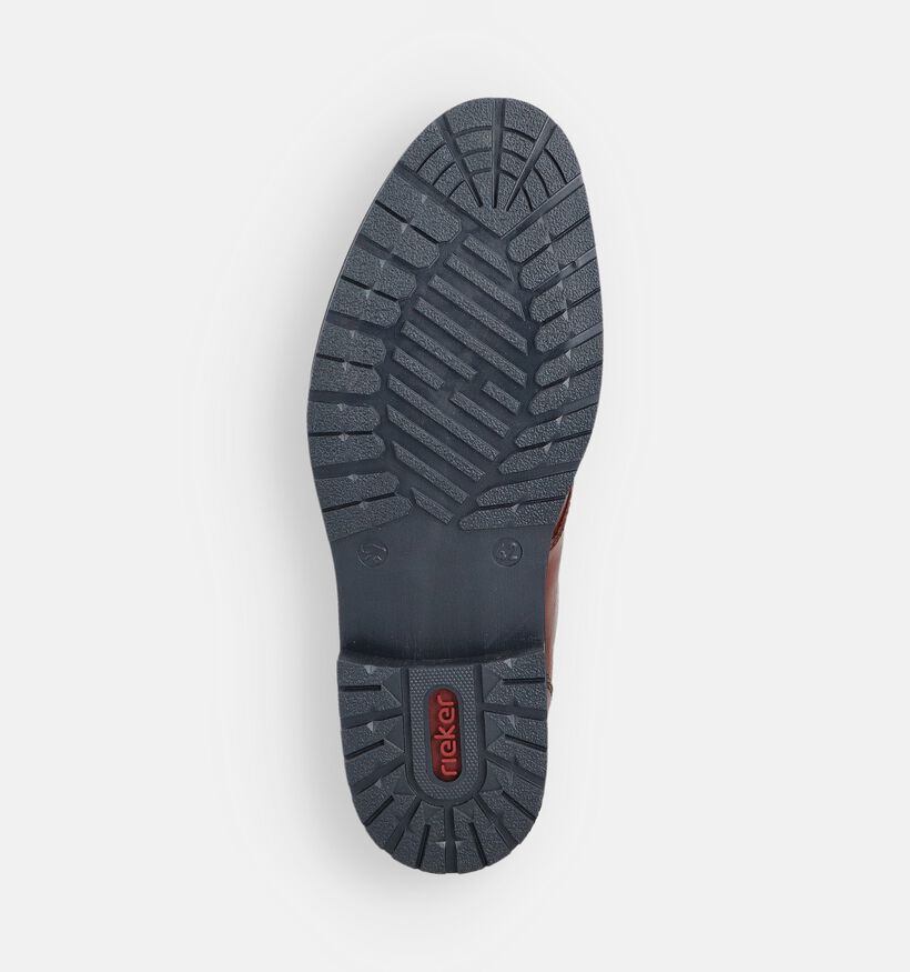 Rieker Cognac/Bruine Geklede Schoenen voor heren (360451) - geschikt voor steunzolen