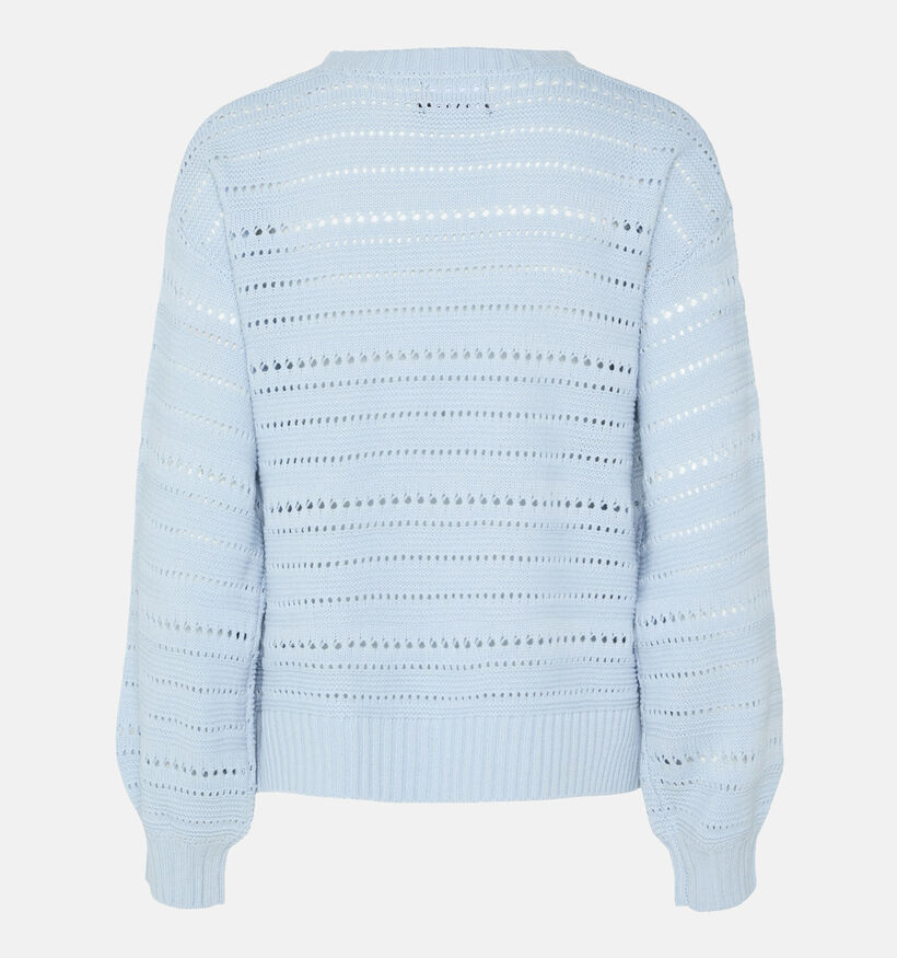 Pieces Molly Pull tricoté en Bleu pour femmes (351084)