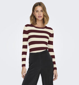 JDY Longsleeve en Bordeaux pour femmes (359925)