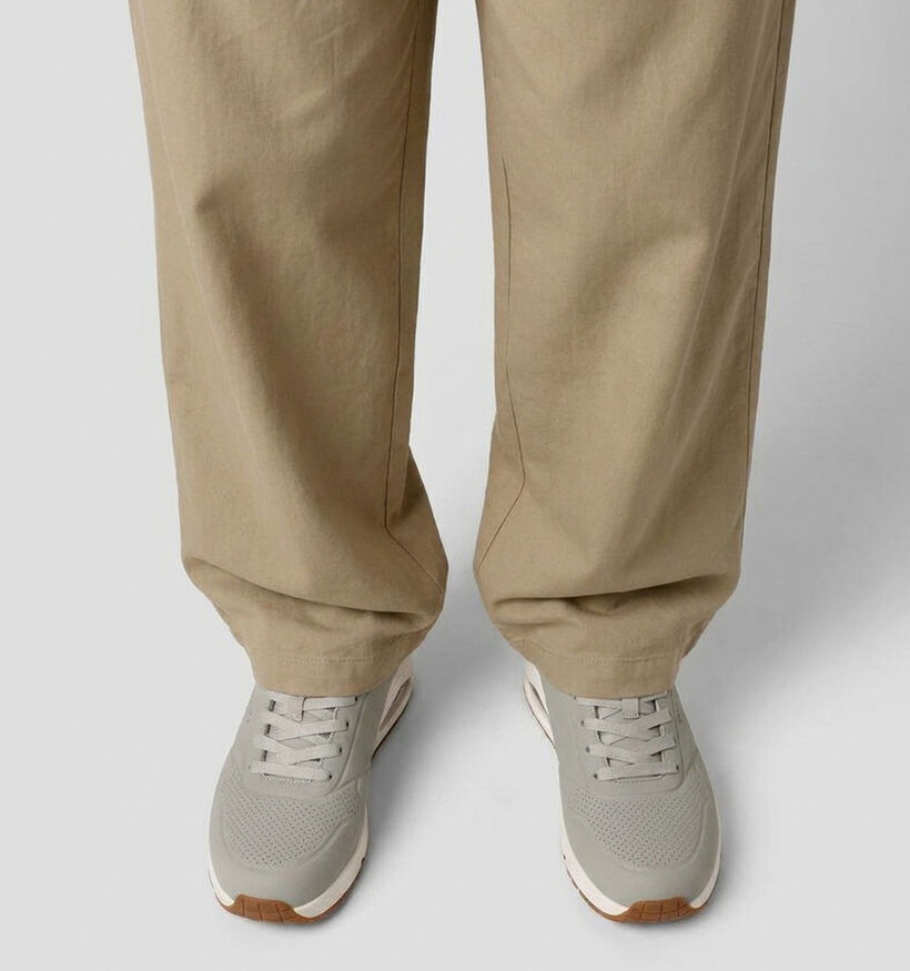 Skechers Uno Witte Lage Sneakers voor heren (367477) - geschikt voor steunzolen