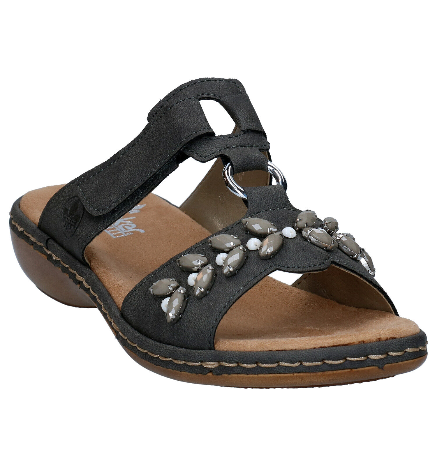 Rieker Grijze Slippers | TORFS.BE | Gratis verzend en retour
