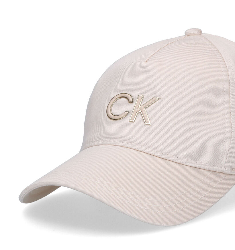 Calvin Klein Re-Lock Inlay Casquette en Écru (311144)