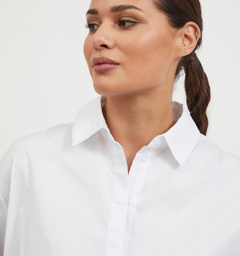 Vila Chemise Longue en Blanc (311703)