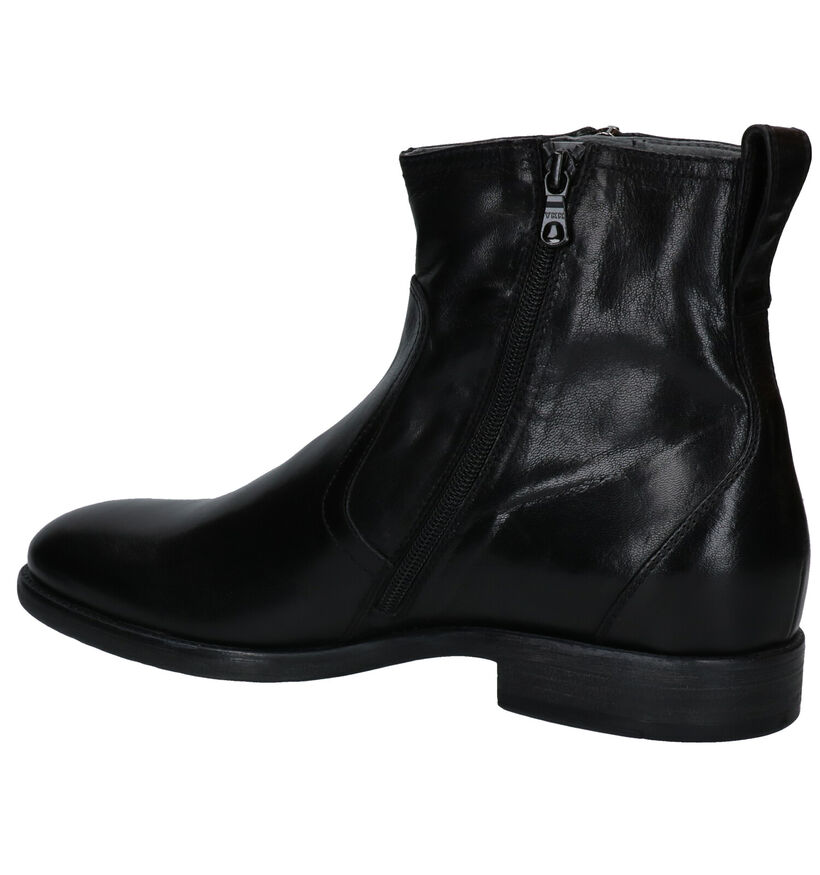NeroGiardini Boots à fermeture éclair en Noir en cuir (296674)