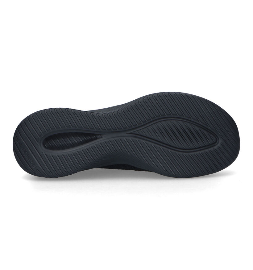 Skechers Ultra Flex 3.0 Classy Charm Baskets Slip-on en Noir pour femmes (326252) - pour semelles orthopédiques