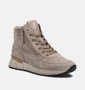 Gabor High Sneakers Taupe