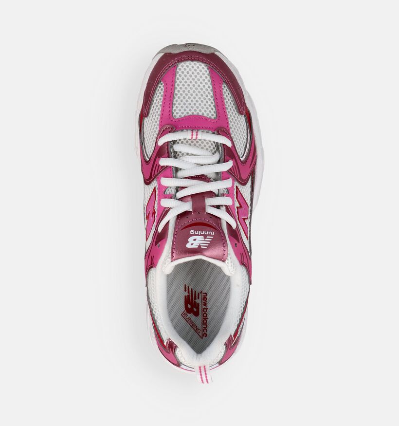 New Balance G530 Baskets basses en Rose pour filles (366202) - pour semelles orthop&eacute;diques