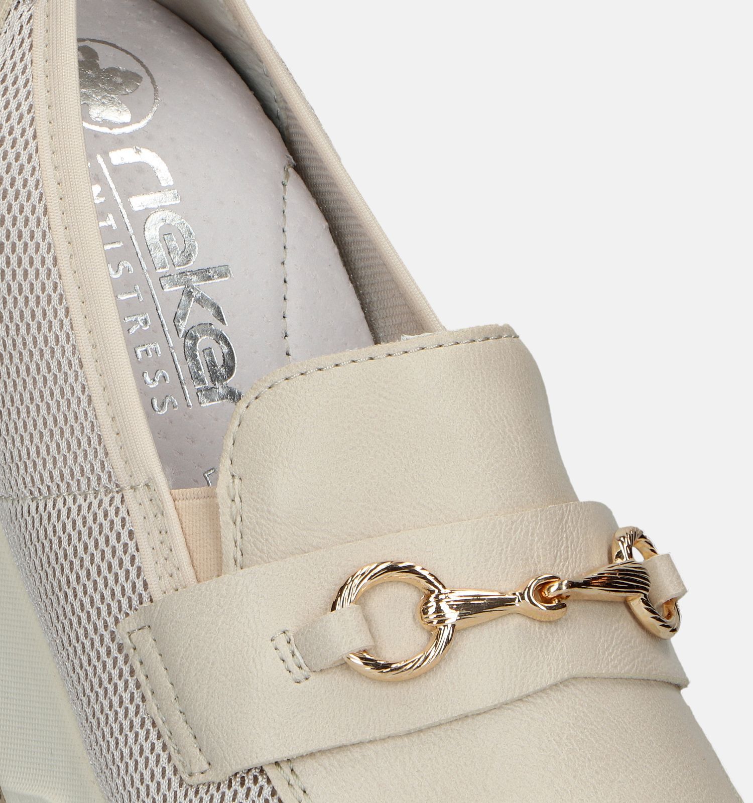 Rieker Beige Instappers voor steunzolen Dames Lage schoenen Online op TORFS.BE