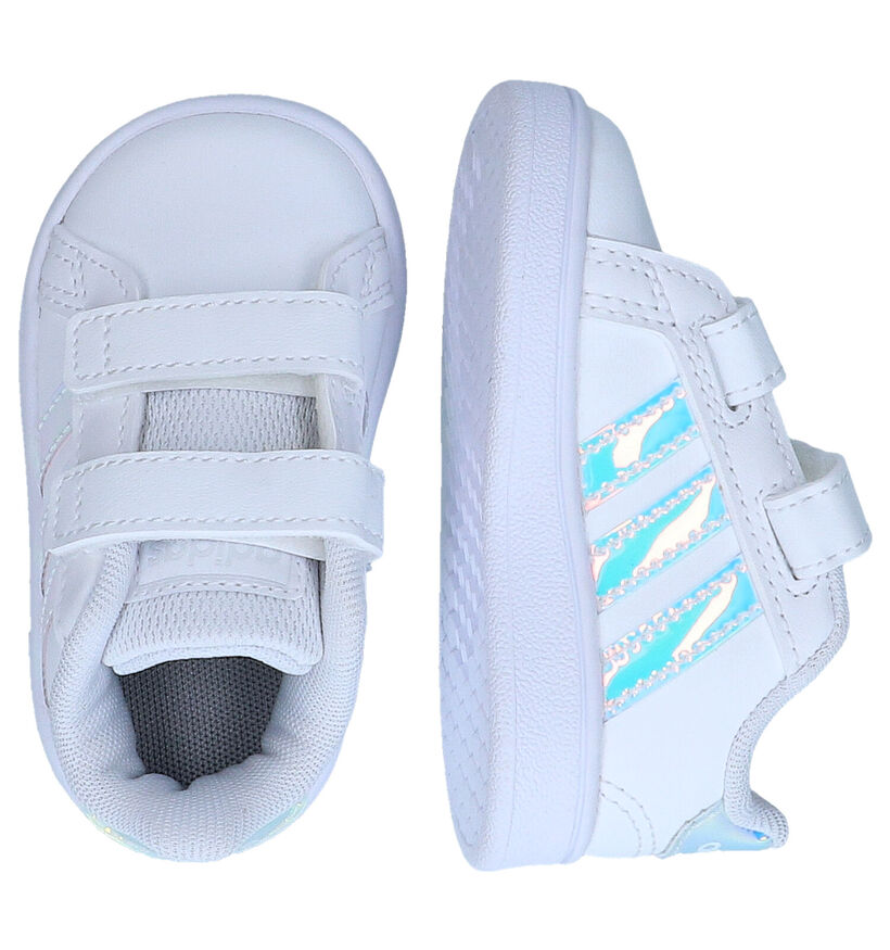 adidas Grand Court I Baskets en Blanc en simili cuir (311536)