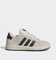 adidas Grand Court 00s Ecru/Zwarte Sneakers voor jongens (365421) - geschikt voor steunzolen