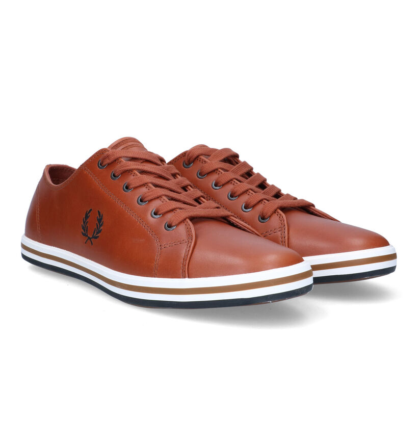 Fred Perry Kingston Chaussures à lacets en Cognac pour hommes (321977)