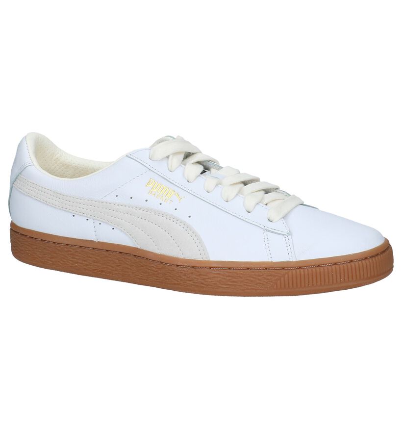 Puma Baskets basses en Blanc en cuir (209932)