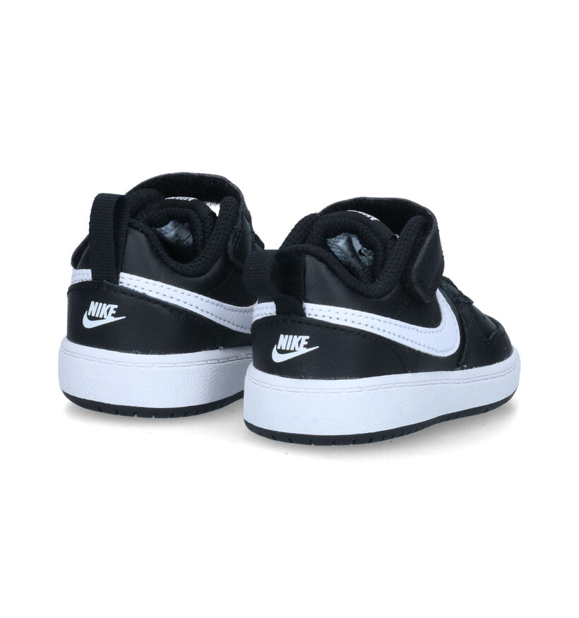 Nike Court Borough Baskets en Noir pour garçons (322310)