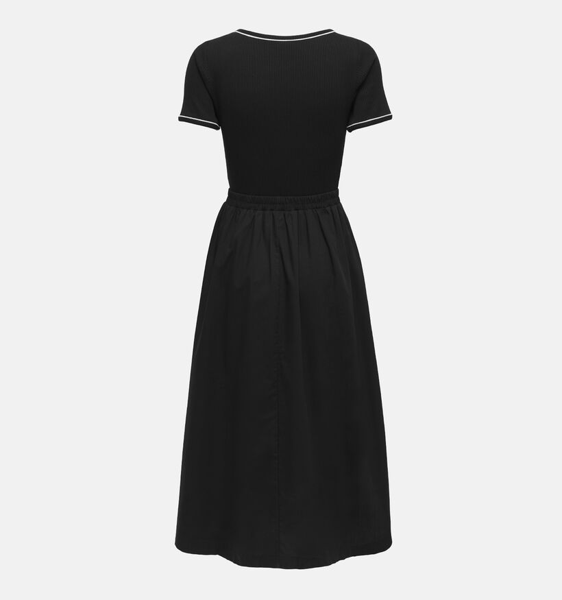 JDY Harmony Robe mi-longue en Noir pour femmes (385417)