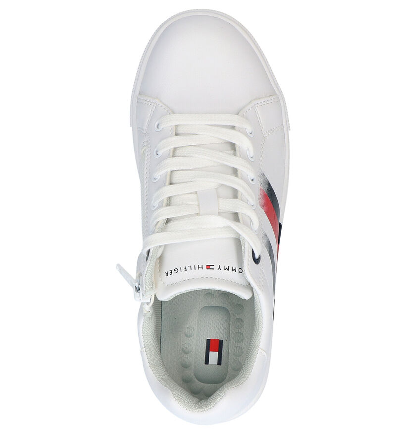 Tommy Hilfiger Witte Veterschoenen in kunstleer (266596)