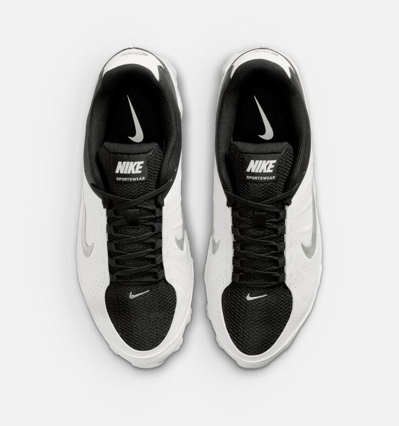 Nike Reax TR Baskets en Blanc/Noir pour hommes (373044) - pour semelles orthop&eacute;diques