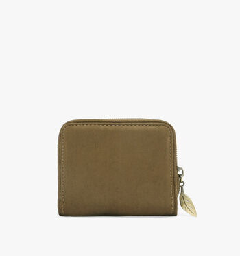 Woomen Petite maroquinerie Cognac/Vert