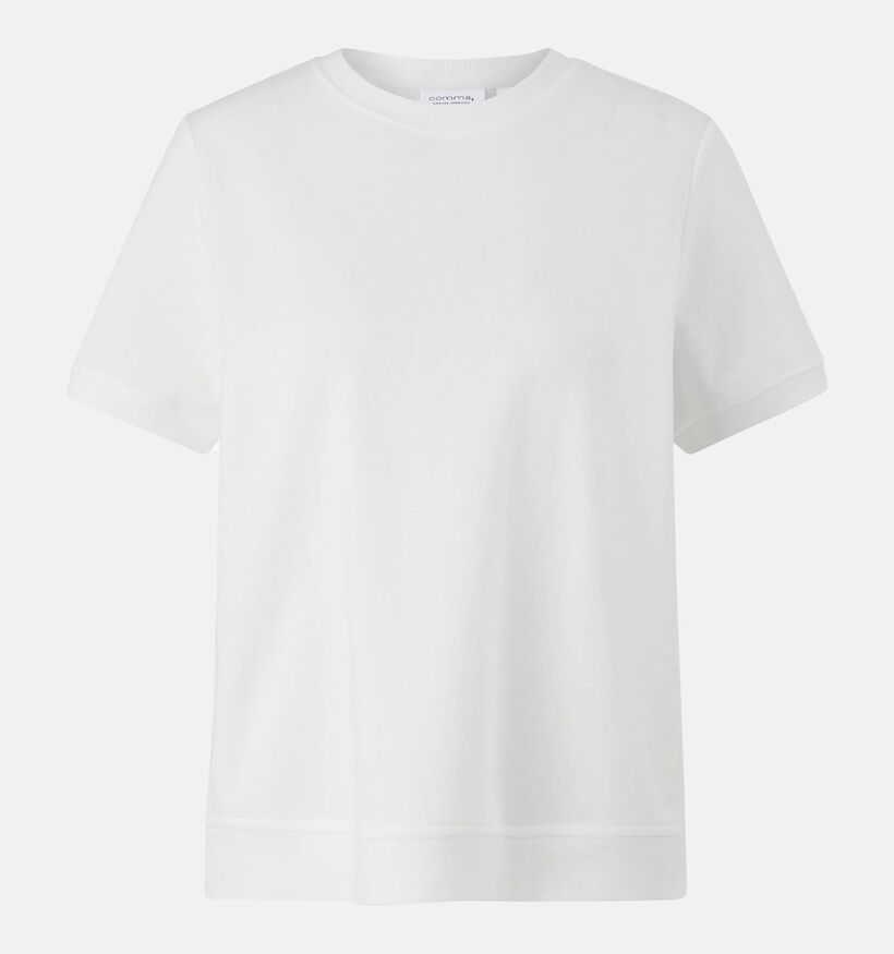 comma casual identity Witte T-shirt voor dames (342207)