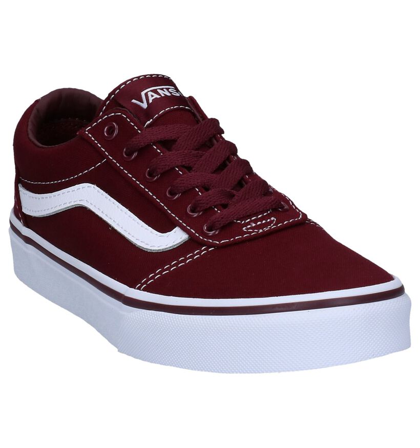 Vans Ward Roze Sneakers in stof (285715)