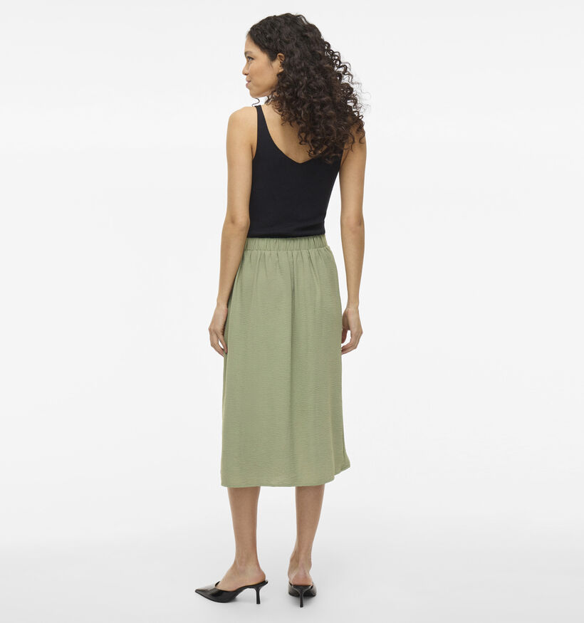 Vila Josa Jupe midi en Vert Khaki pour femmes (351726)
