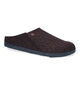 Birkenstock Zermatt Pantoufles en Brun en laine (313699)