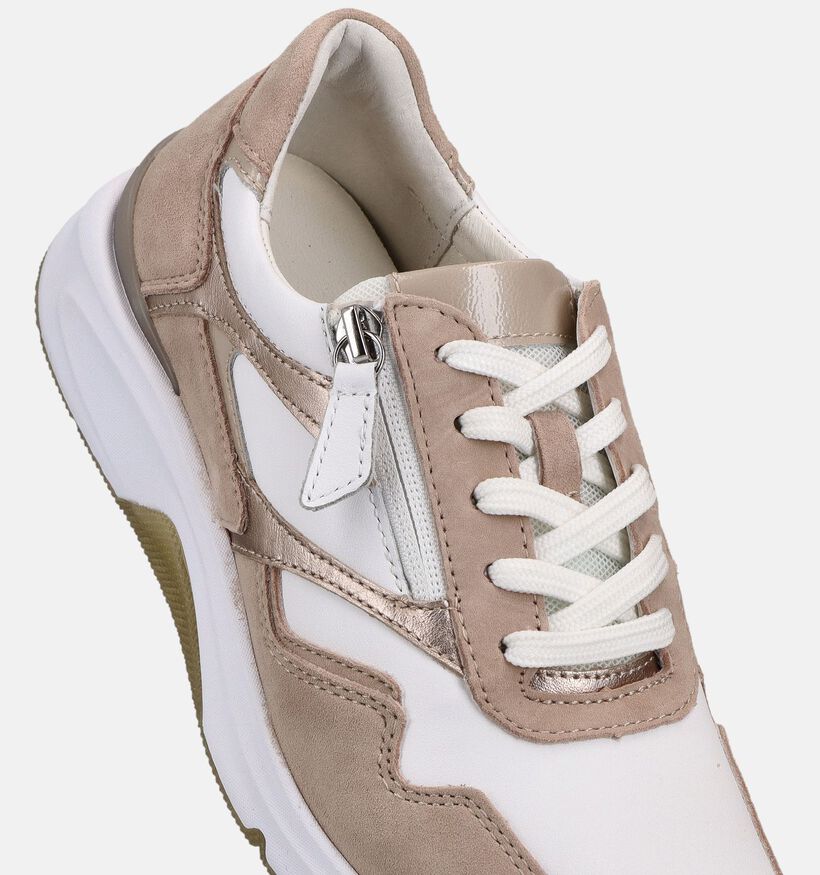 Gabor Rollingsoft Baskets en Beige pour femmes (368397) - pour semelles orthop&eacute;diques