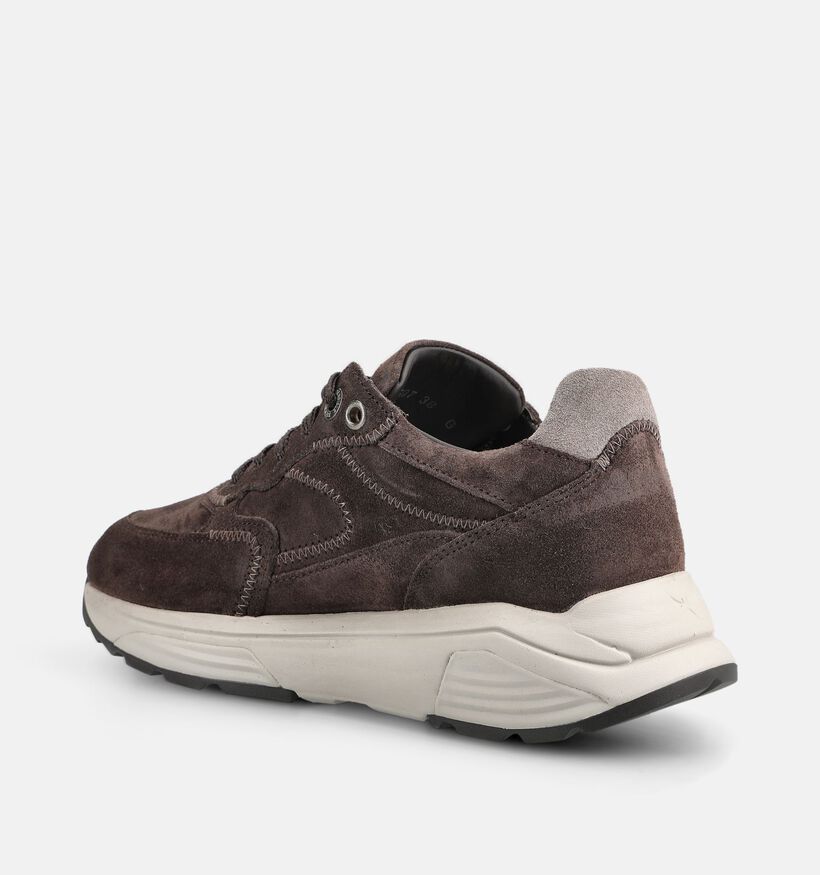 Xsensible Ponte Vecchio Donkerbruine Sneakers voor dames (379009) - geschikt voor steunzolen