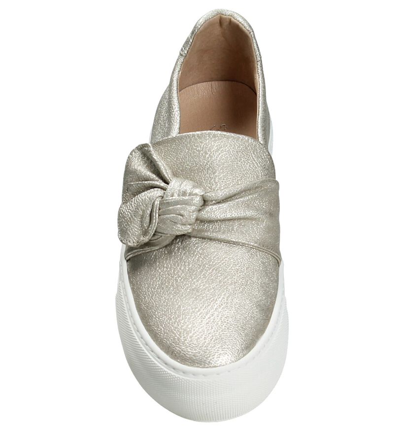 Softwaves Gouden Instappers met Strik, , pdp