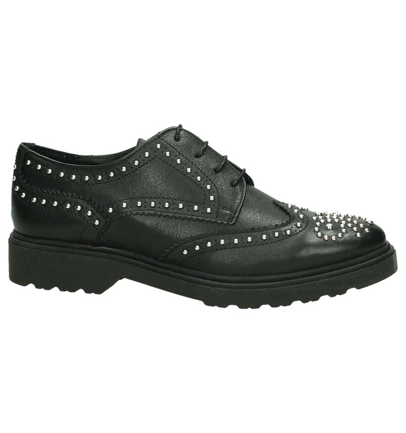 Omnio Chaussures à lacets en Noir en cuir (194136)