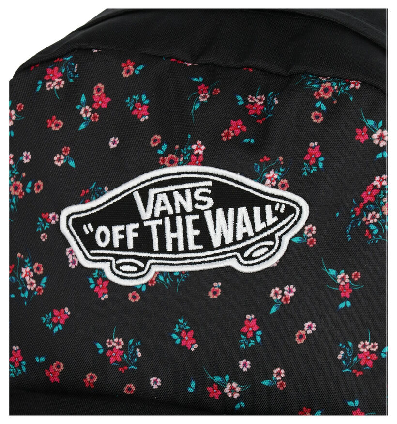 Vans Realm Backpack Zwarte Rugzak in stof (302913)