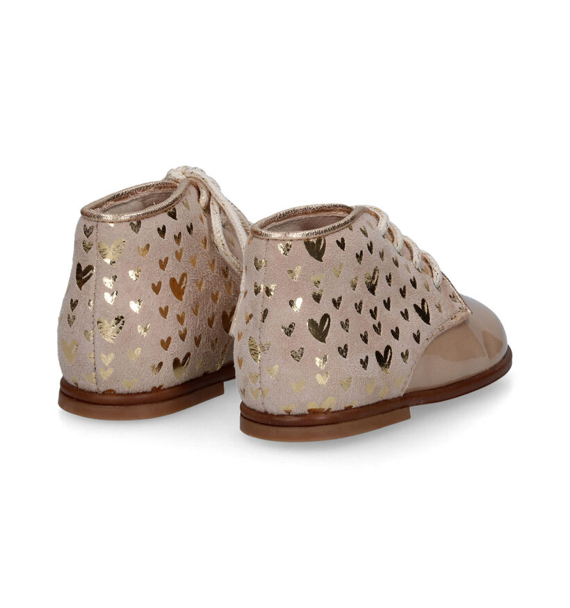 Beberlis Chaussures pour b&eacute;b&eacute; en Beige clair en nubuck (315690)